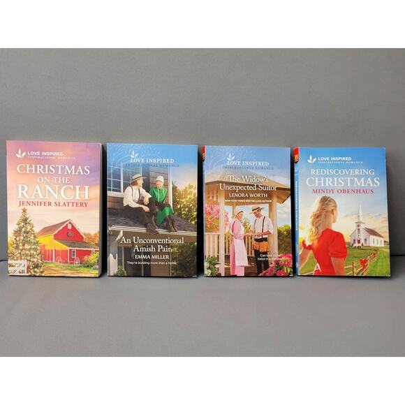 Love Inspired Inspirational Romance Christmas Books Paperback 2024 Lot of 4 - Picture 1 of 16